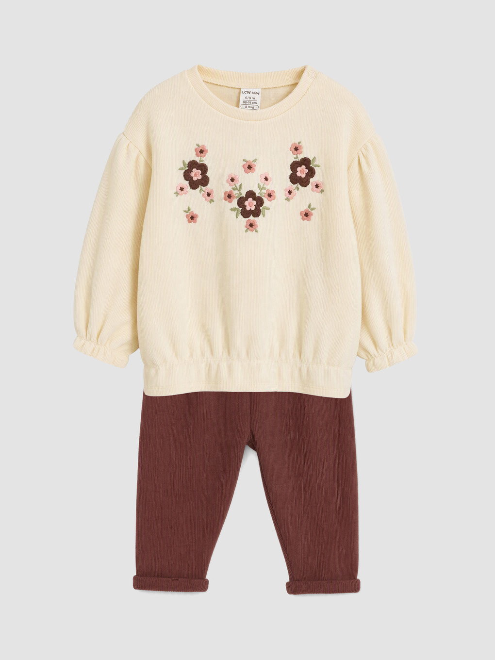 Baby Girl Ecru Set