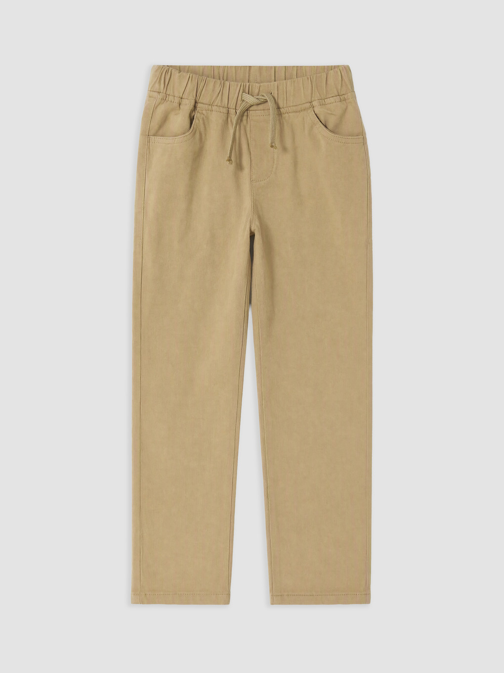 Bej Slim Fit Erkek Çocuk Pantolon