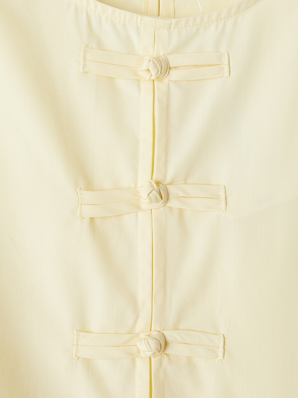 Sarı Düğme Detaylı Kız Çocuk Peplum Gömlek-1