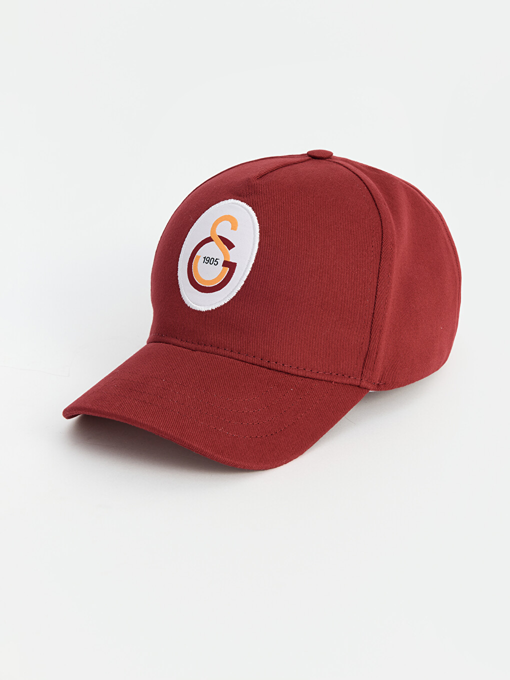 Bordo Galatasaray Nakışlı Erkek Çocuk Kep Şapka-1