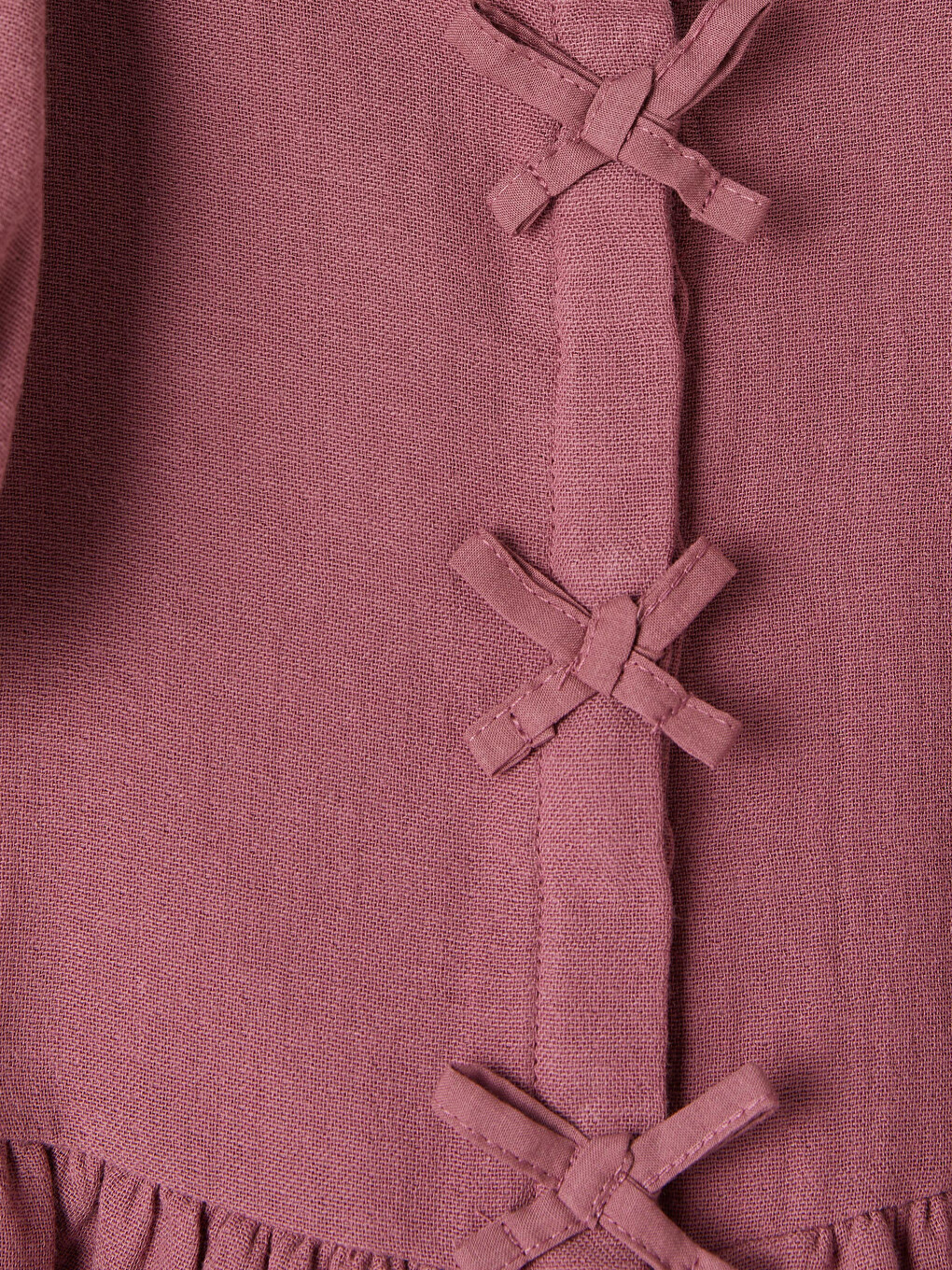 Pembe Fiyonk Detaylı Kız Çocuk Takım-2