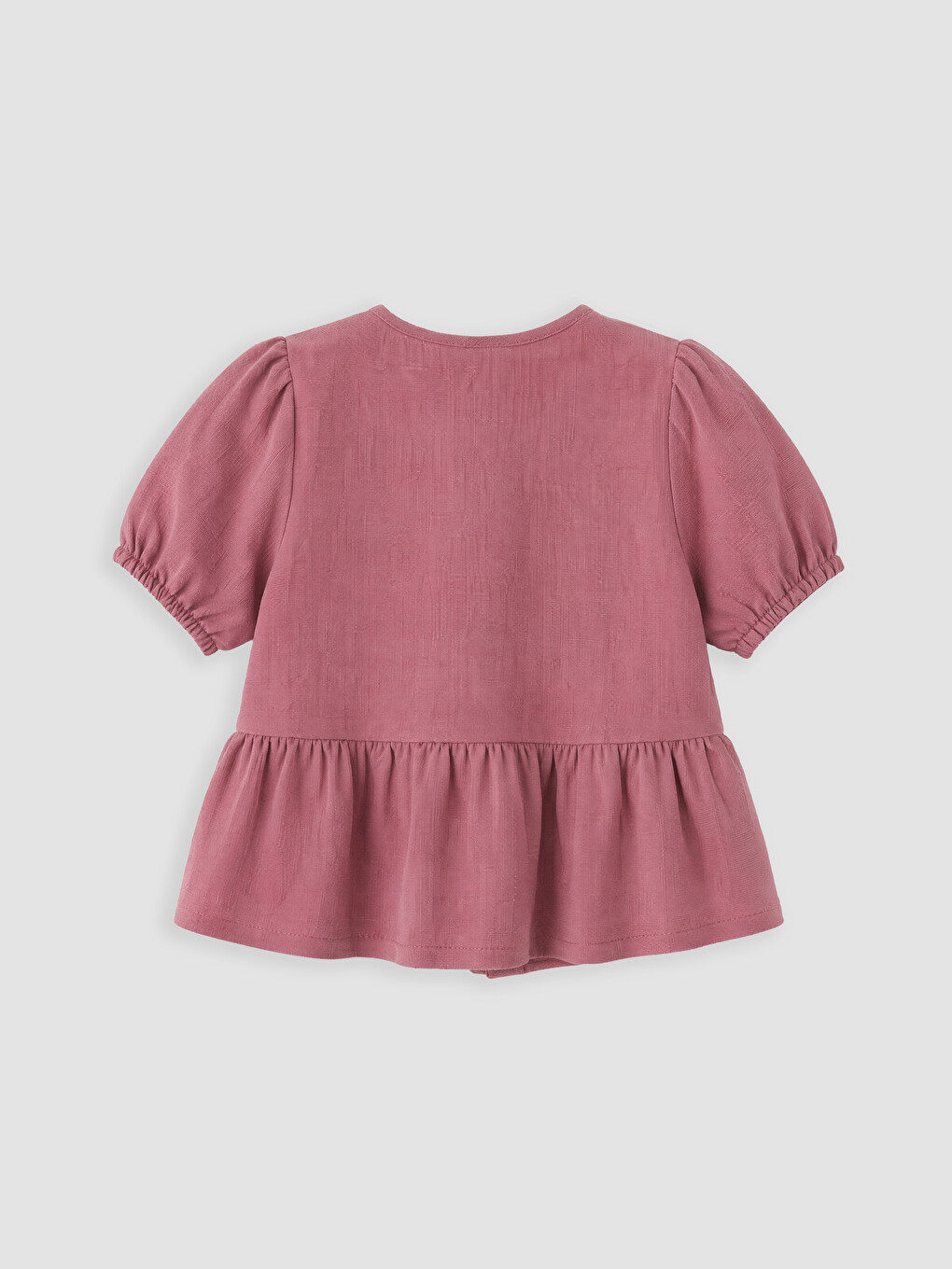 Pembe Fiyonk Detaylı Kız Çocuk Takım-3
