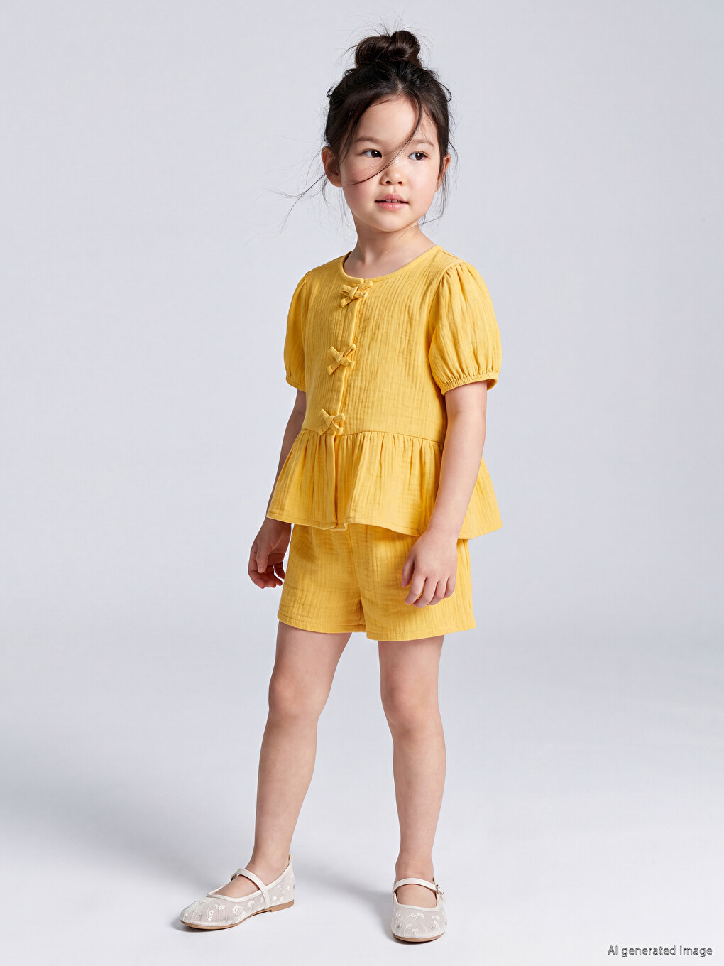 Ensemble À Nœud Pour Filles-1