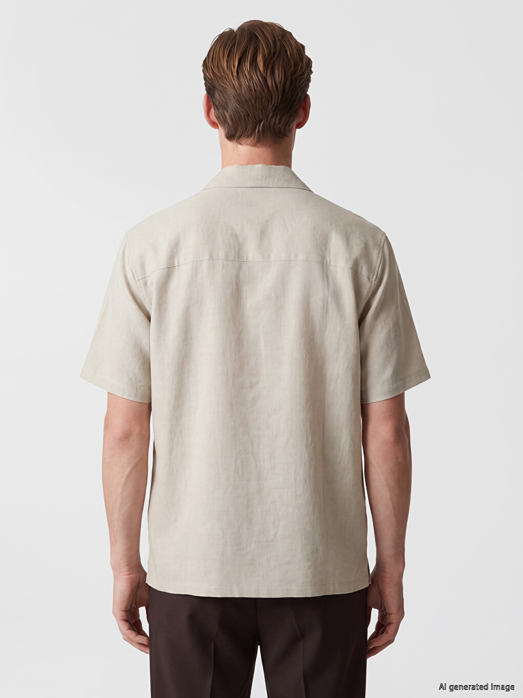 Chemise Homme À Col Resort Coupe Régulière-3