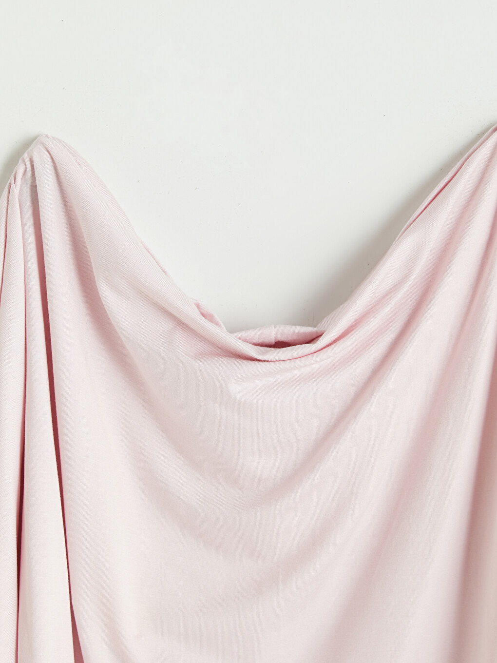 Pembe Kayık Yaka Kadın Tişört-1