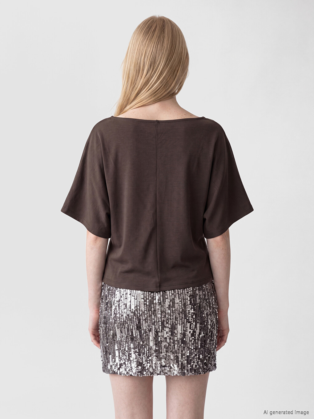 T-shirt Femme À Encolure Bateau-3