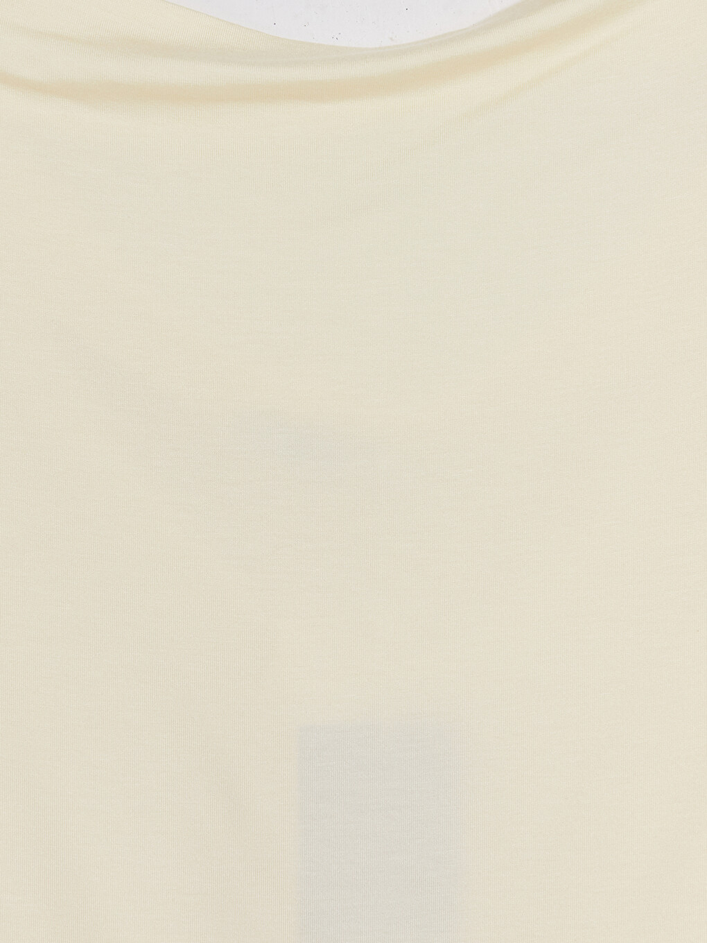 Sarı Kayık Yaka Kadın Tişört-1