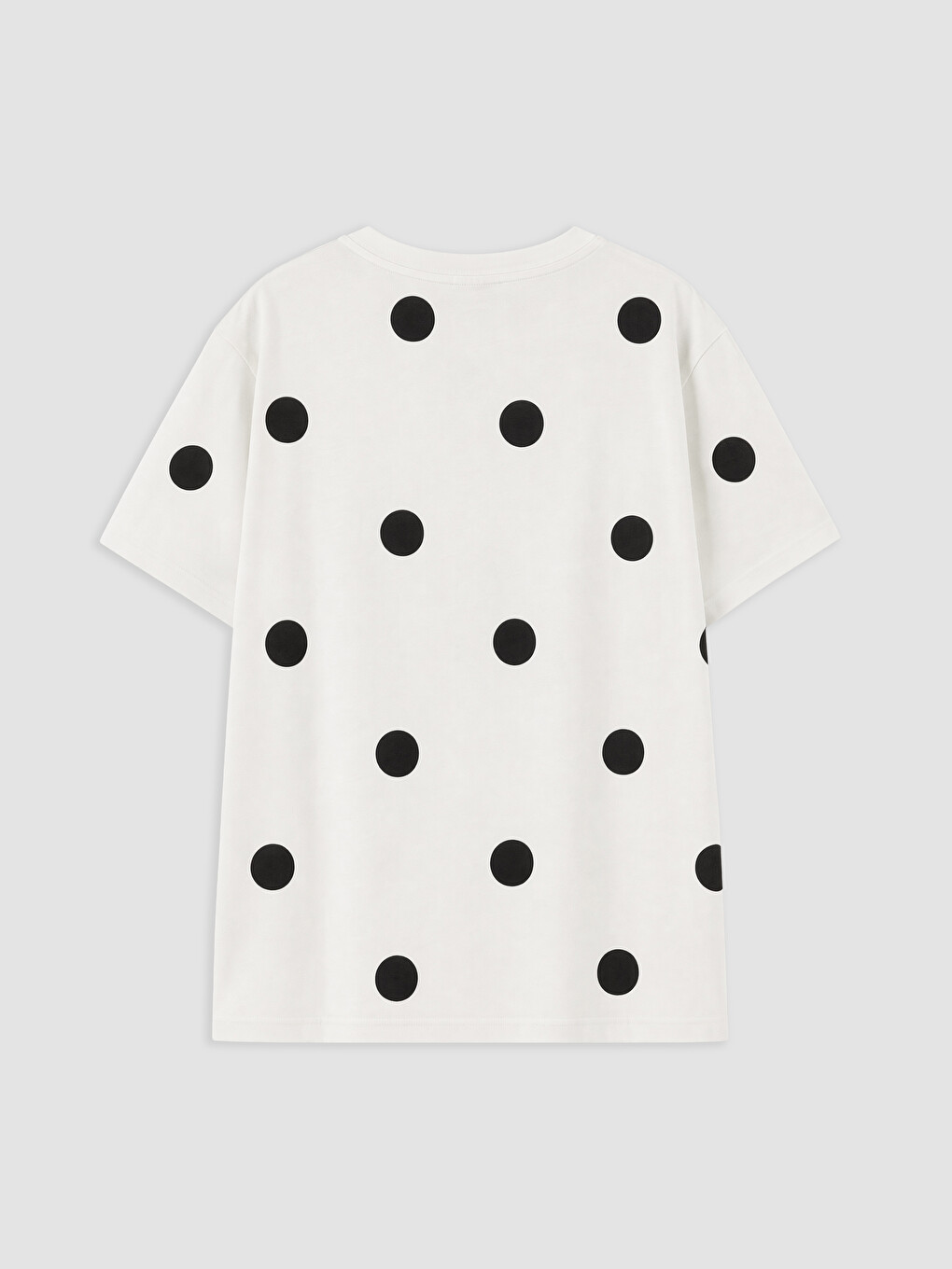 Ekru Puantiyeli Kız Çocuk Şortlu Pijama Takımı-2