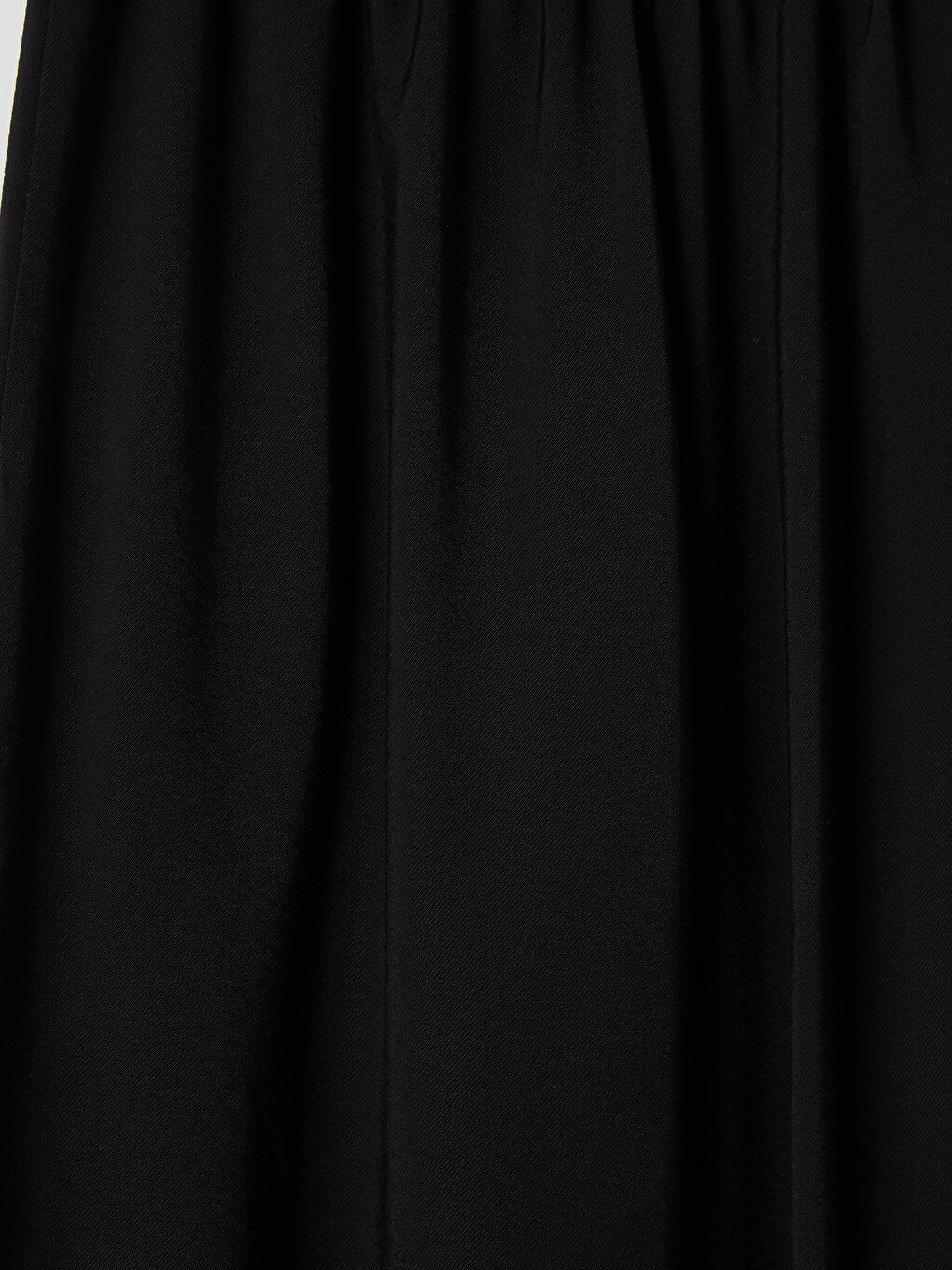 Siyah Loose Fit Kız Çocuk Jogger Pantolon-1
