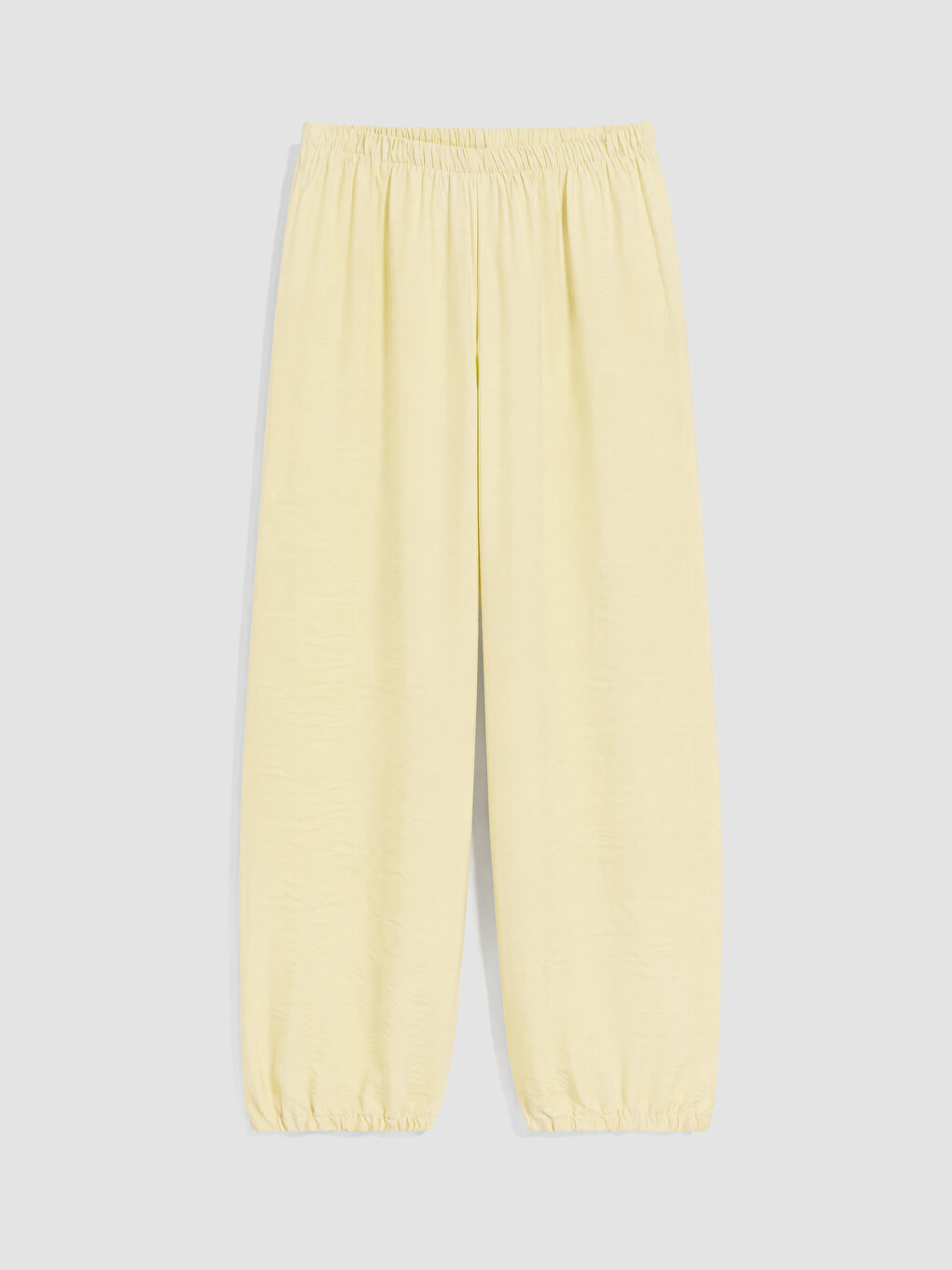 Sarı Loose Fit Kız Çocuk Jogger Pantolon