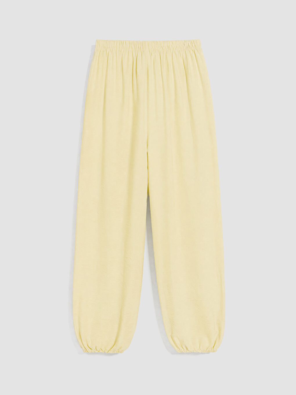 Sarı Loose Fit Kız Çocuk Jogger Pantolon-2
