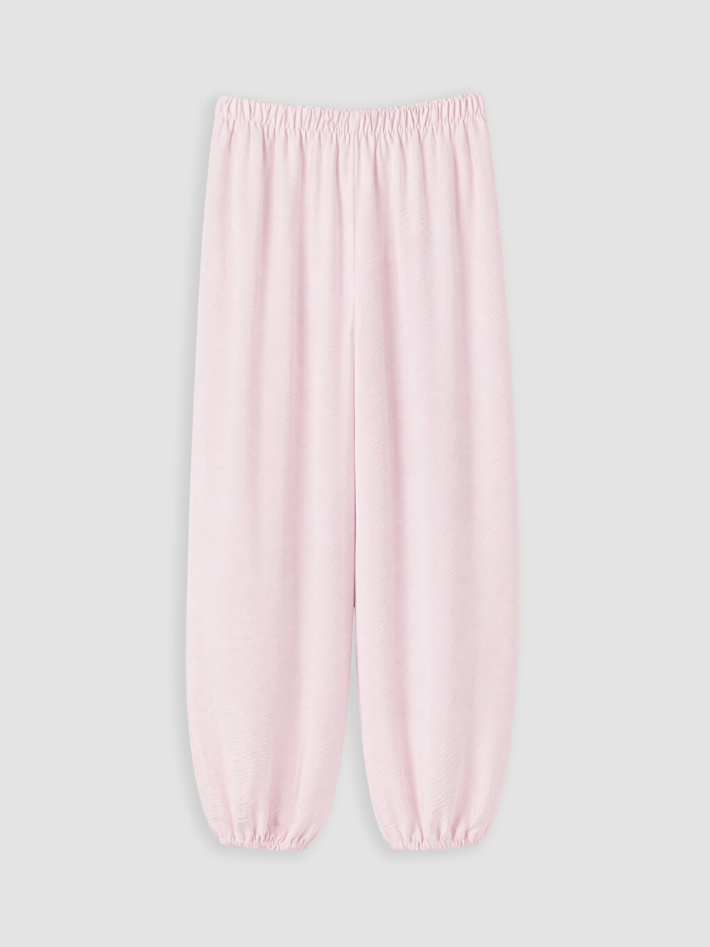 Pembe Loose Fit Kız Çocuk Jogger Pantolon