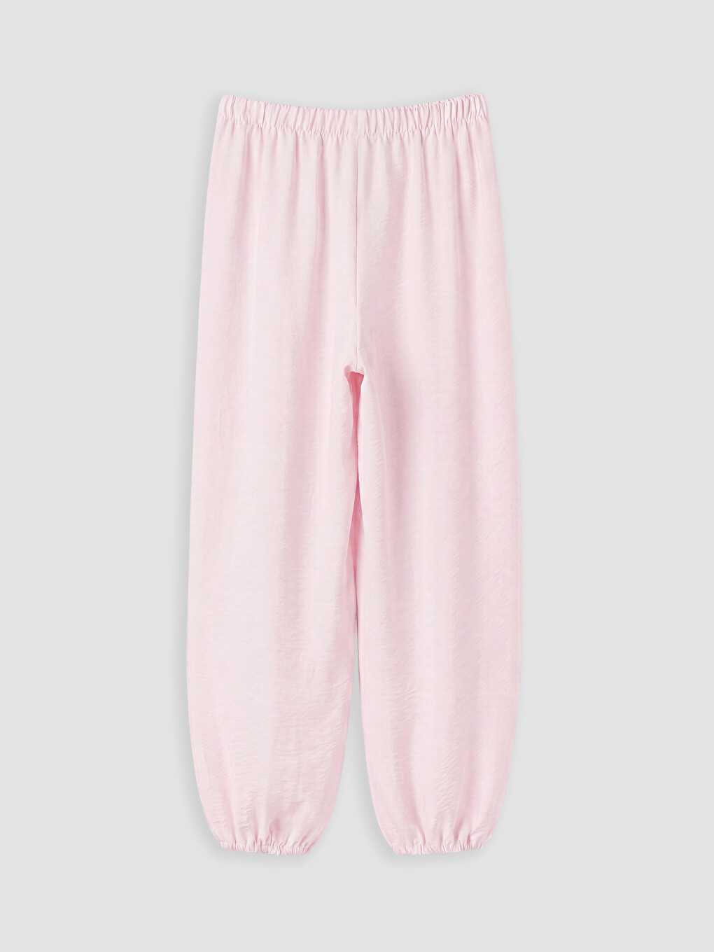 Pembe Loose Fit Kız Çocuk Jogger Pantolon-2