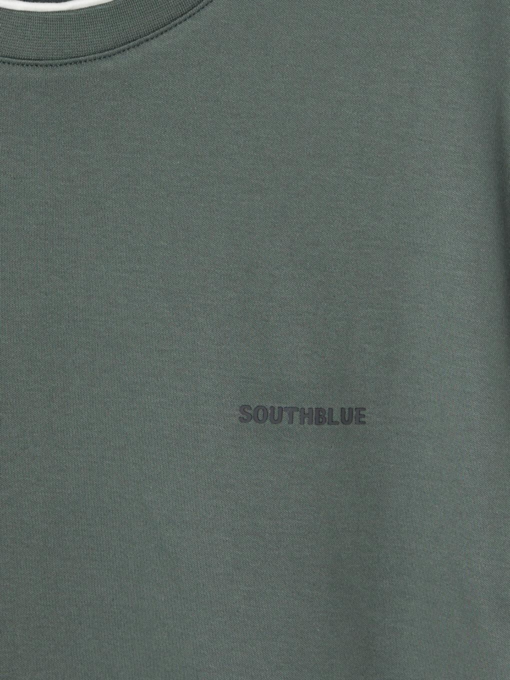 Mashkull Ngjyre Kaki T-shirt-1
