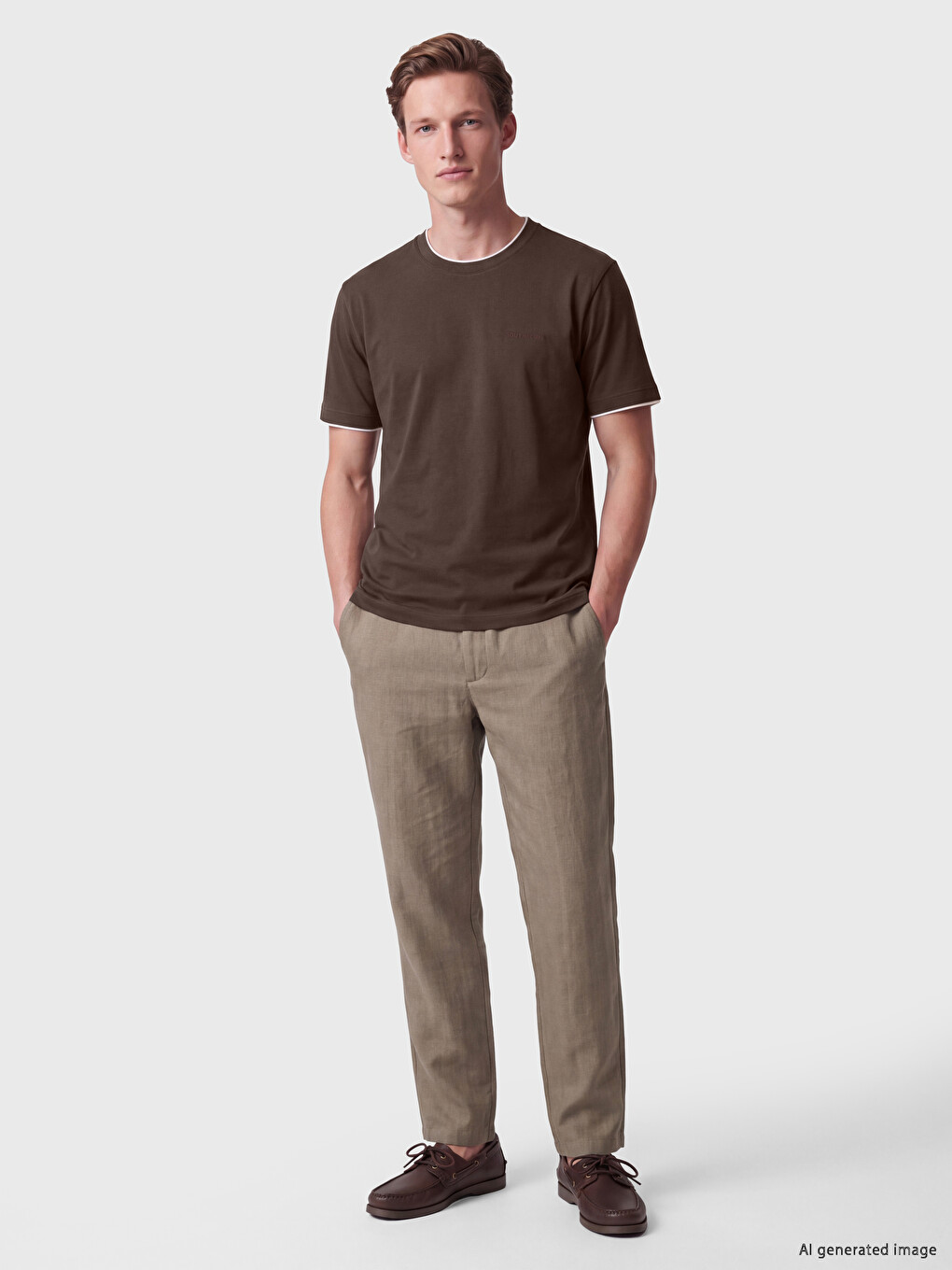 Crew Neck Men's T-shirt-1