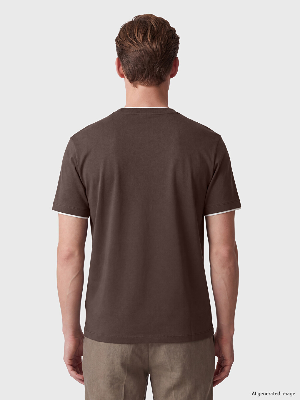Crew Neck Men's T-shirt-3
