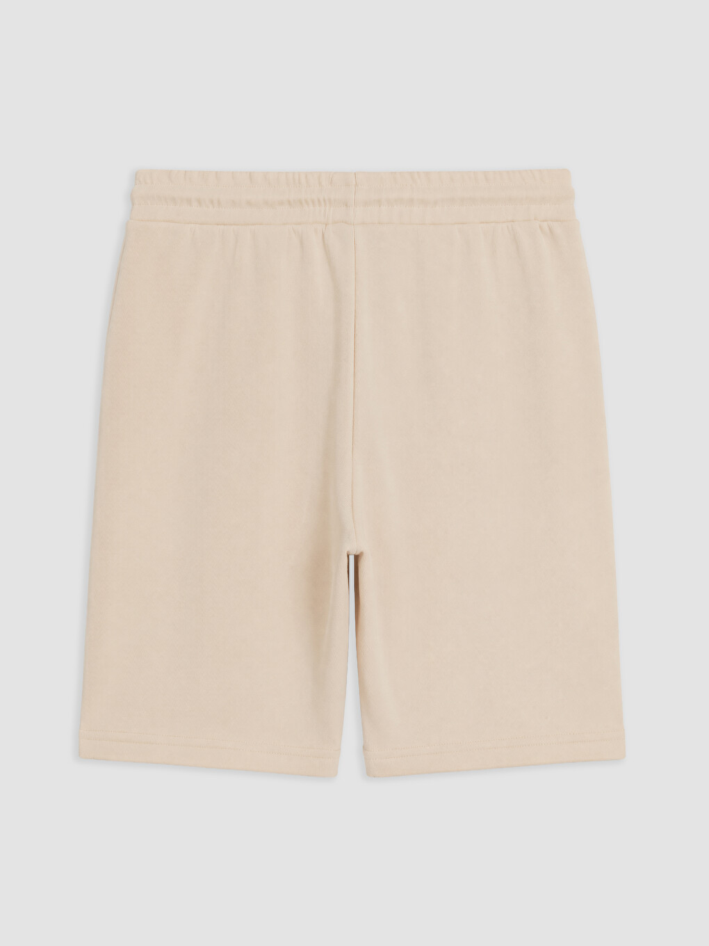 Bej Regular Fit Beli Lastikli Erkek Şort-1