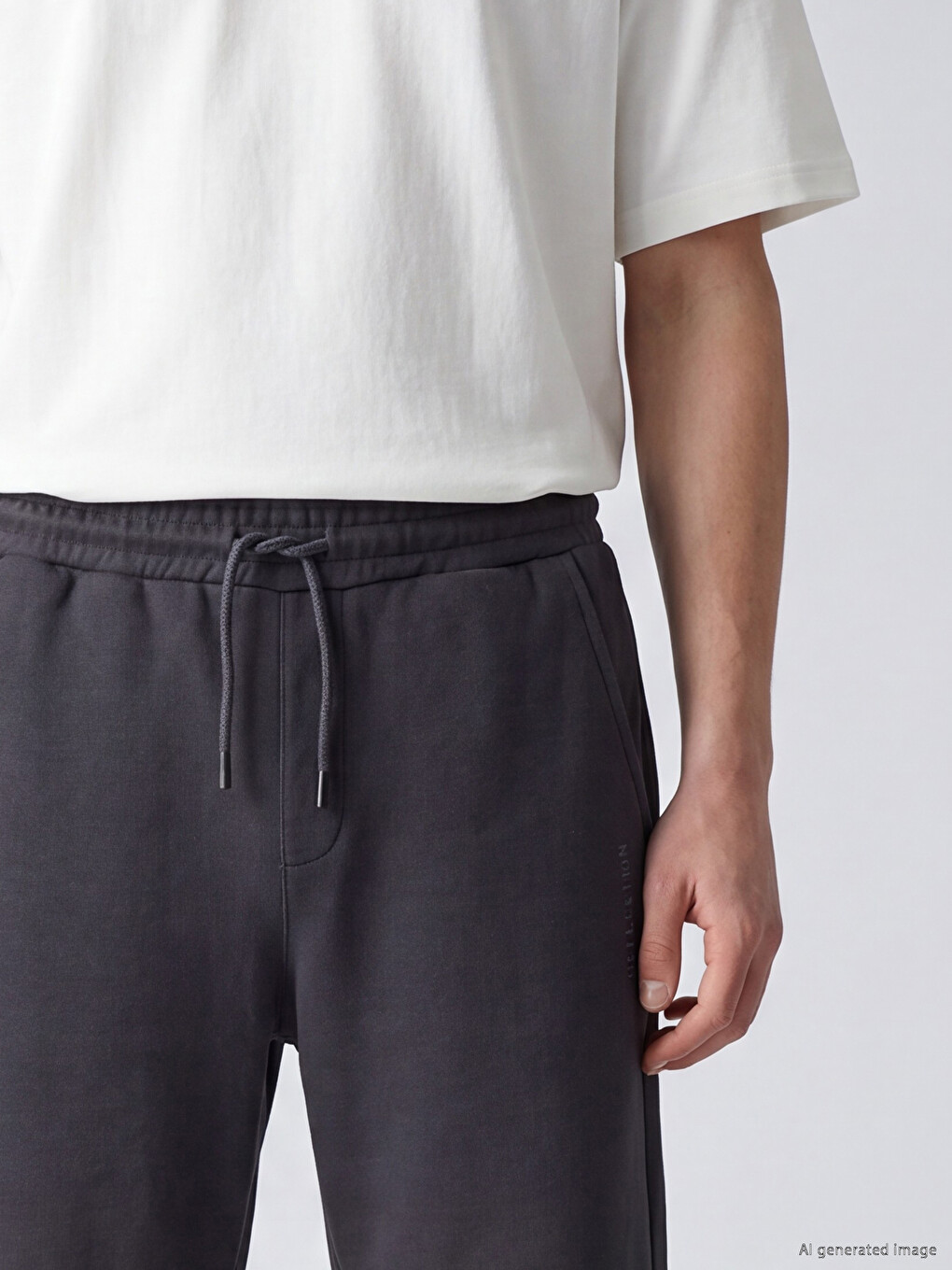 Coupe Régulière Taille Élastiquée Shorts Homme-2