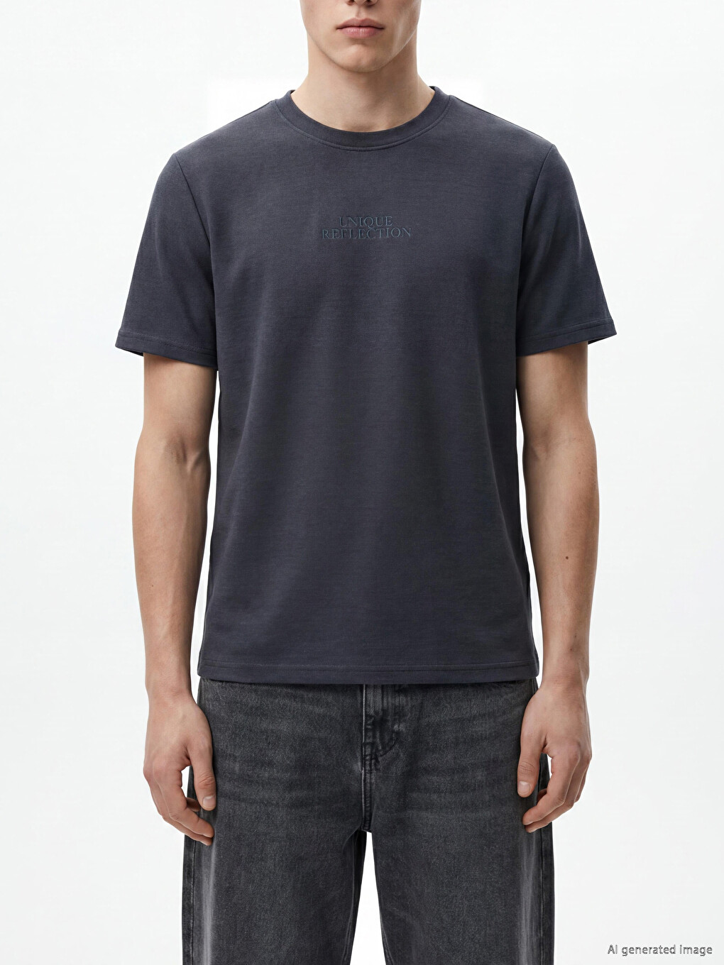 T-shirt Imprimé À Col Rond Pour Homme-2