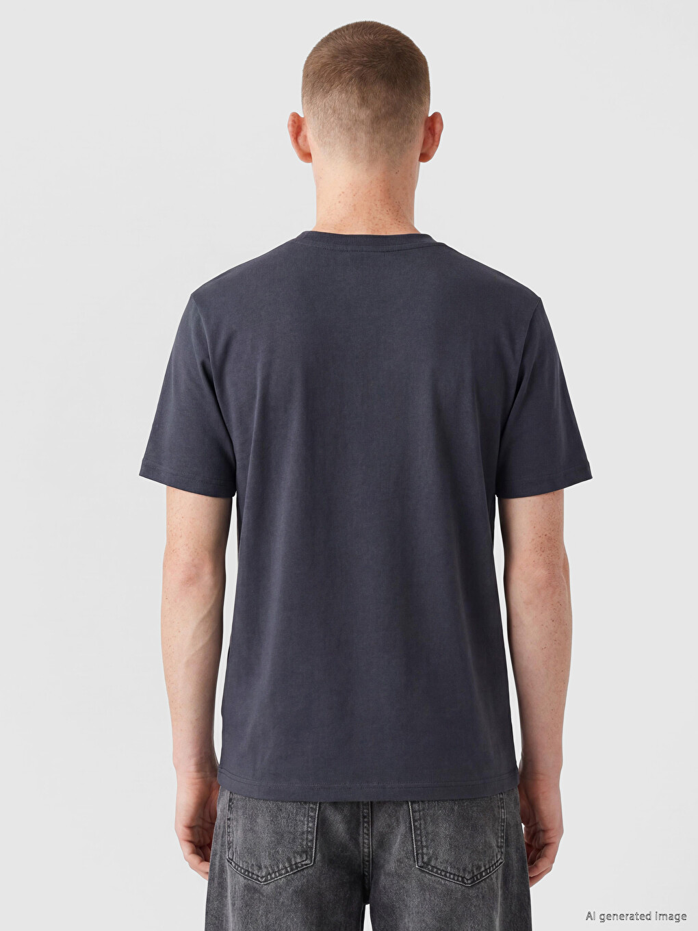 T-shirt Imprimé À Col Rond Pour Homme-3