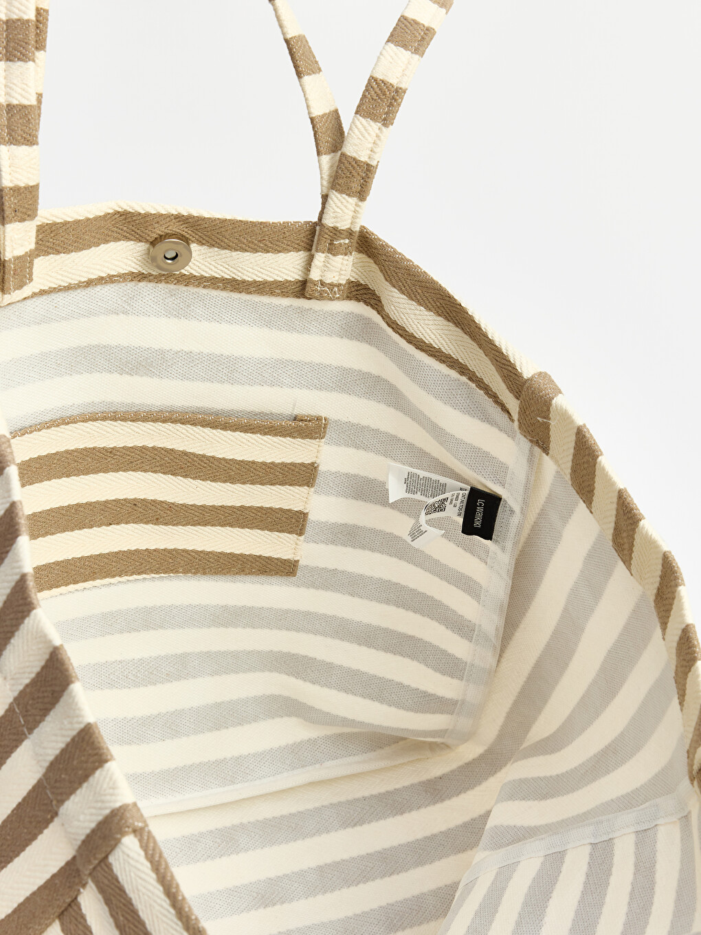 Sac D'épaule Rayé Pour Femme-3