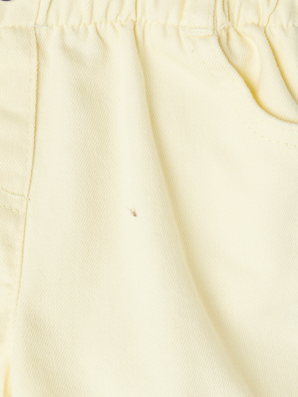 Sarı Kız Çocuk Gabardin Şort Etek-2