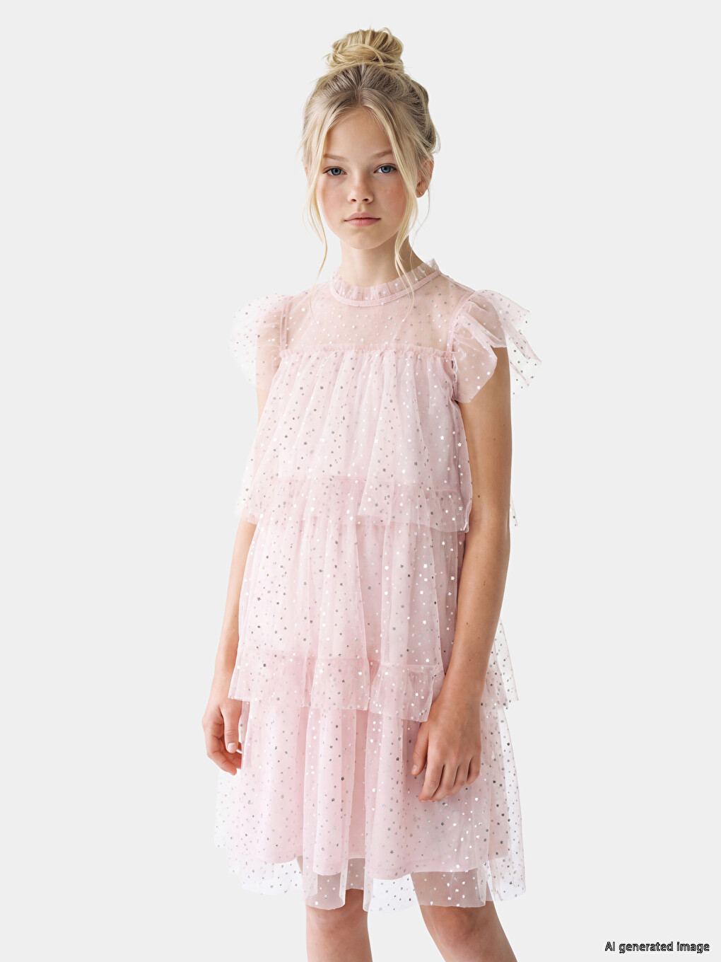 Girl Pink Dress-1