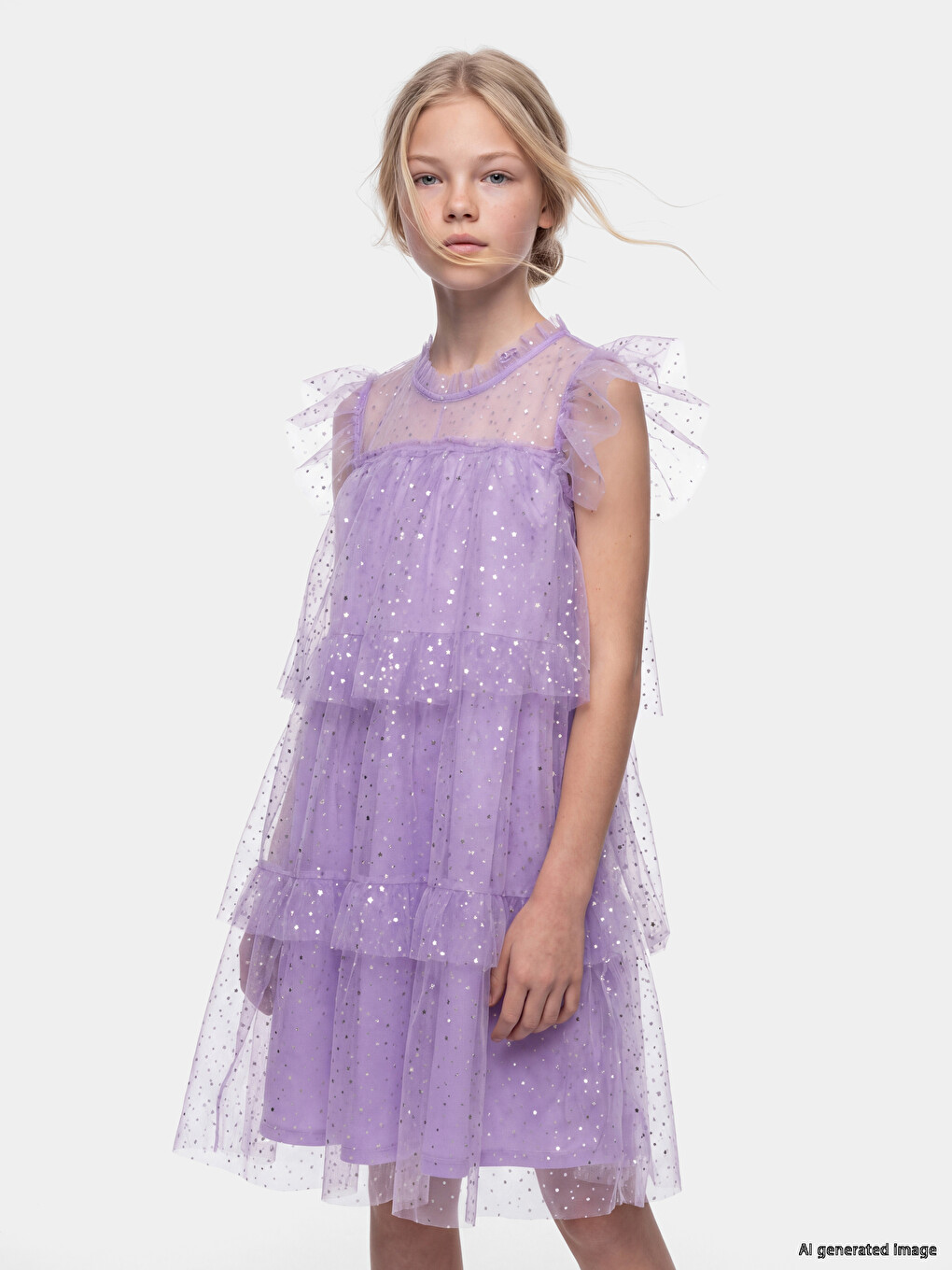 Girl Lilac Dress-1