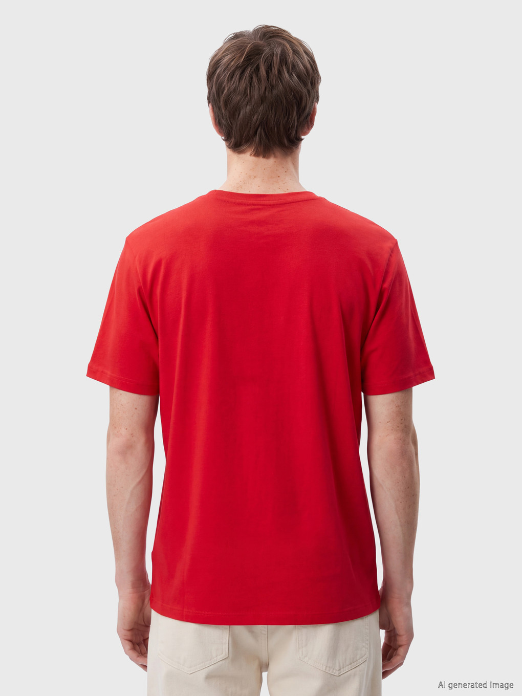 Crew Neck Jersey Men's T-shirt-3