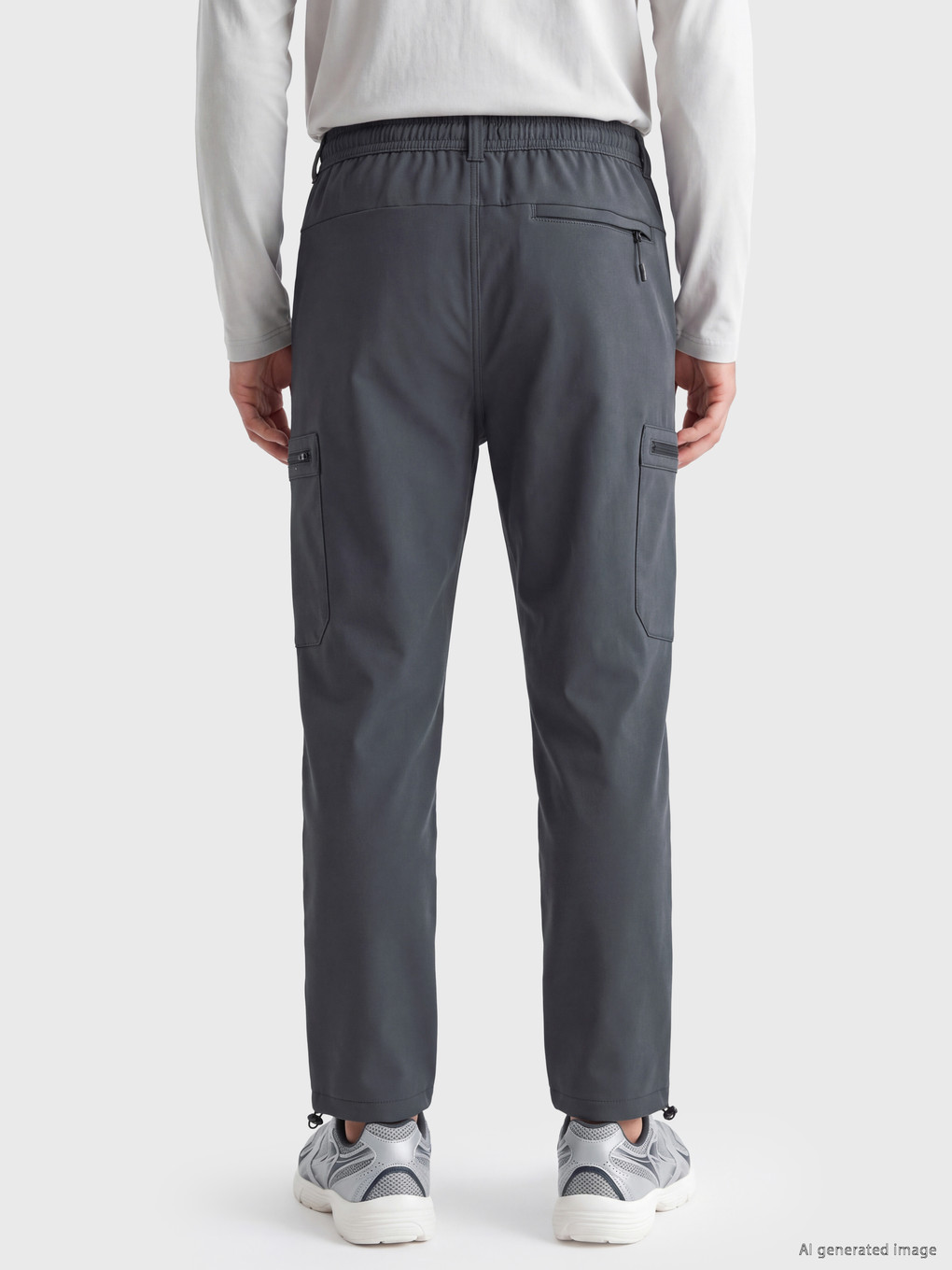 Antrasit Regular Fit Erkek Kargo Pantolon-3
