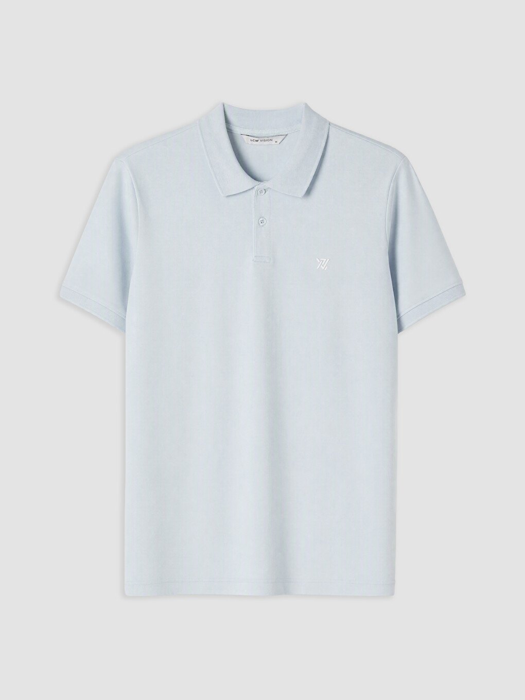 Mavi Polo Yaka Pike Erkek Tişört-4