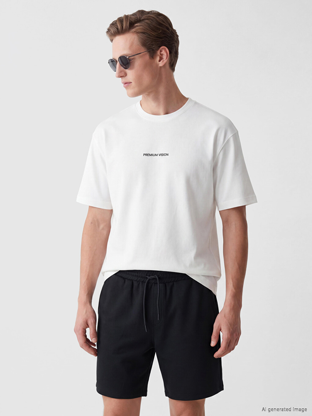 Crew Neck Printed Men's T-shirt