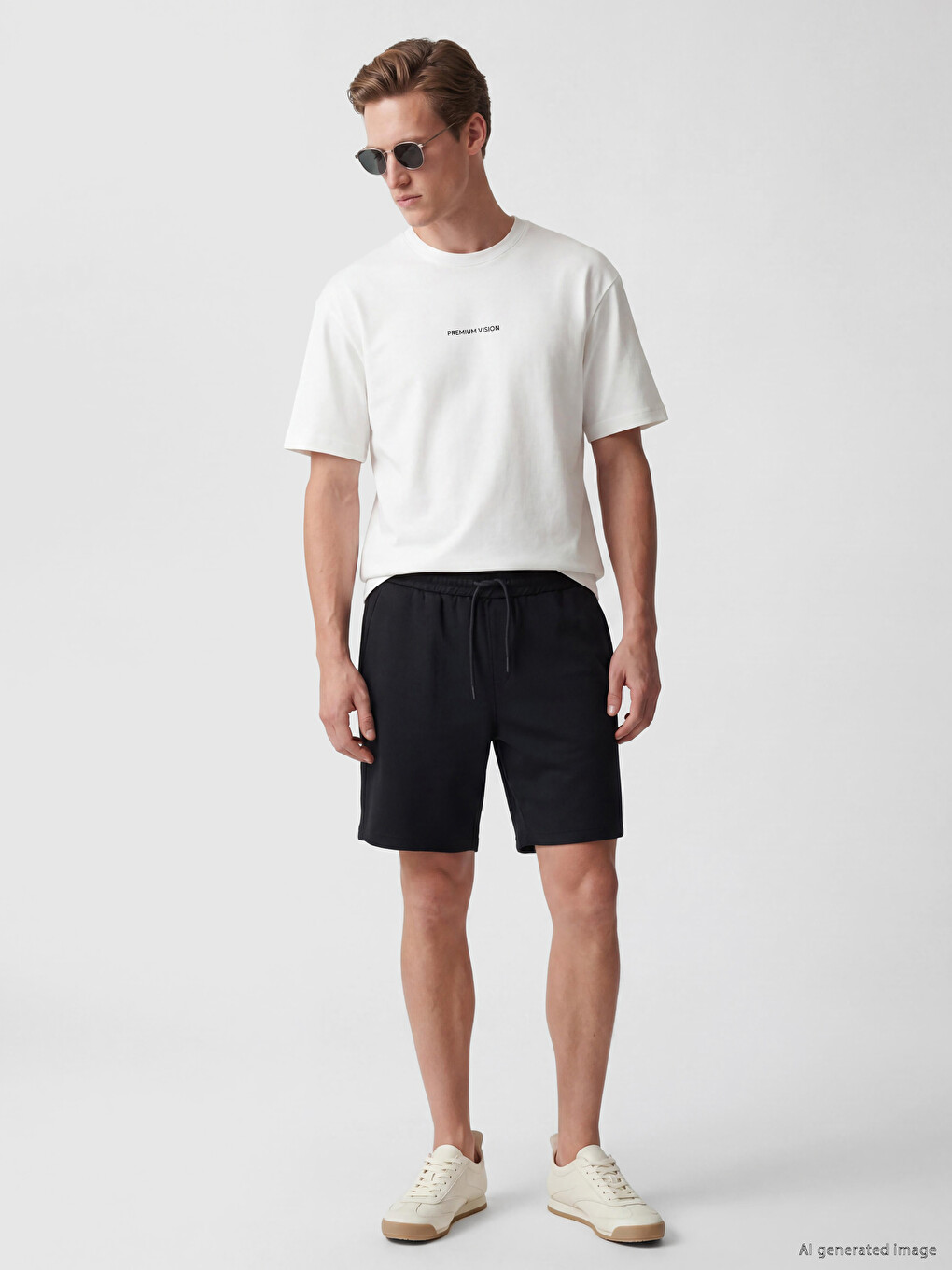 Crew Neck Printed Men's T-shirt-1