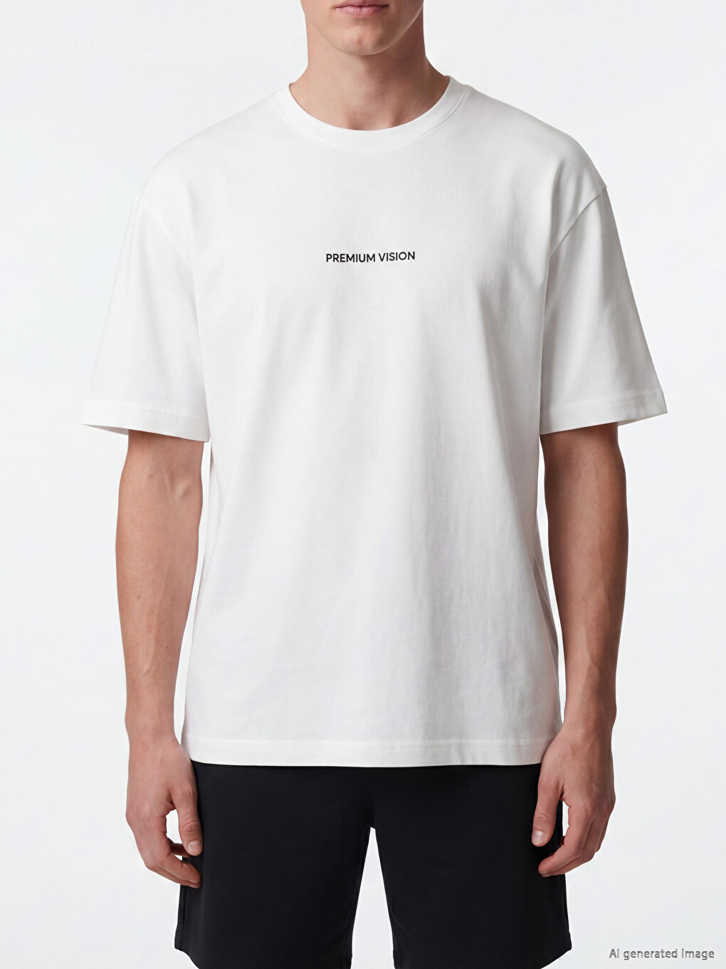 Crew Neck Printed Men's T-shirt-2