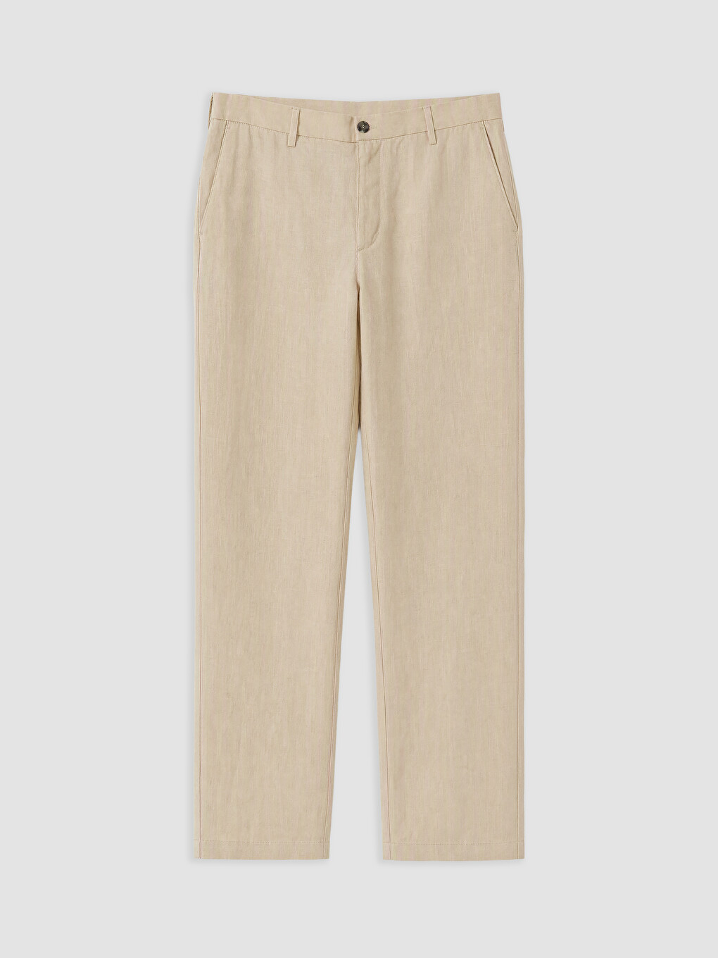 Bej Regular Fit Erkek Dokulu Pantolon