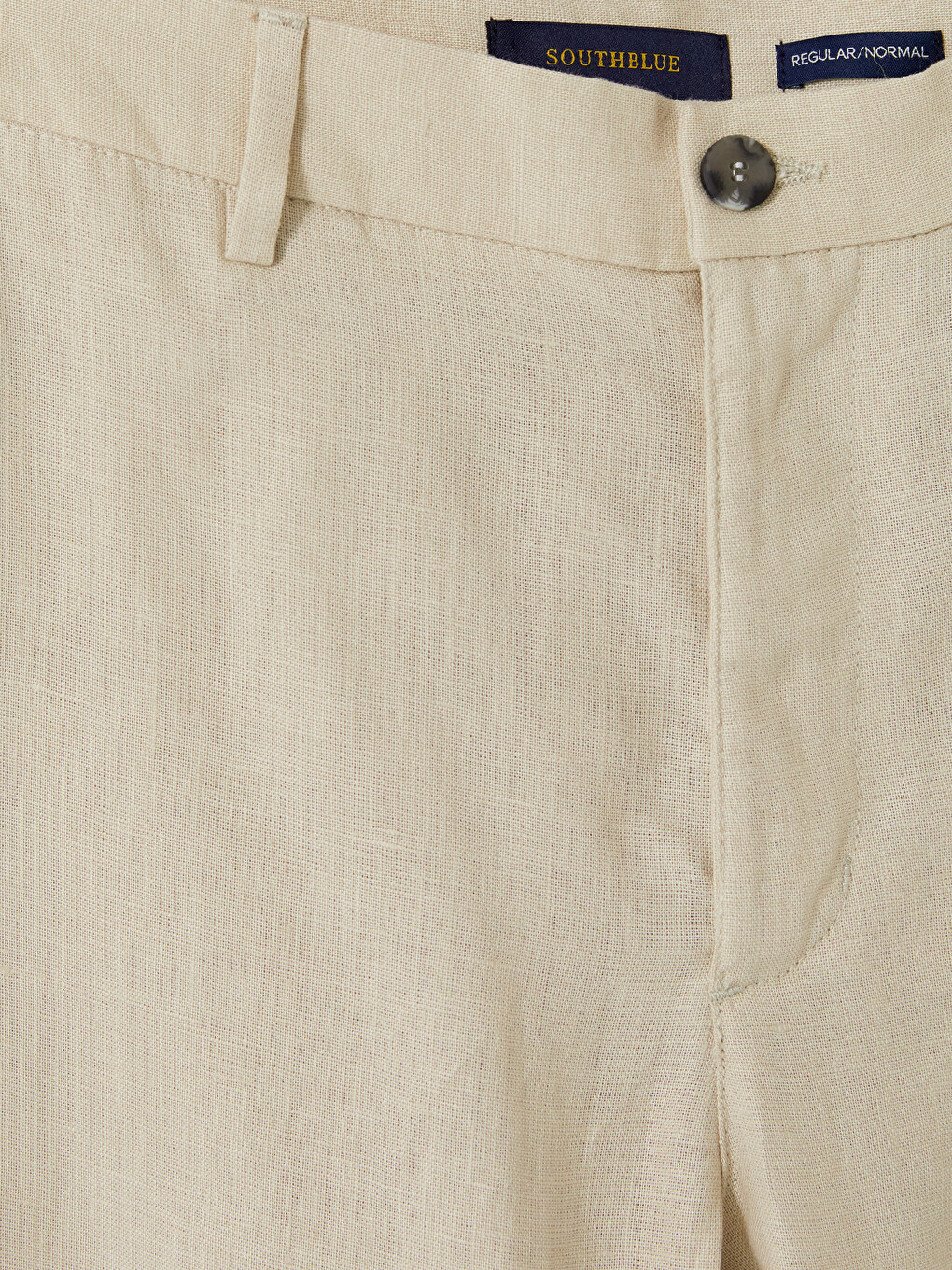 Bej Regular Fit Erkek Dokulu Pantolon-2