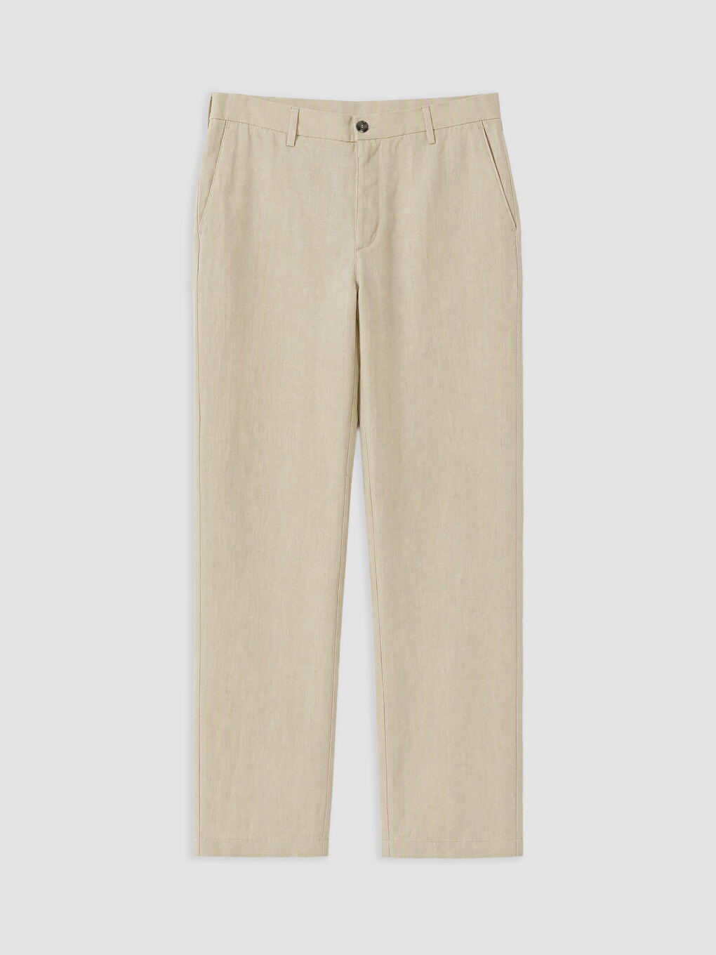 Bej Regular Fit Erkek Dokulu Pantolon-4