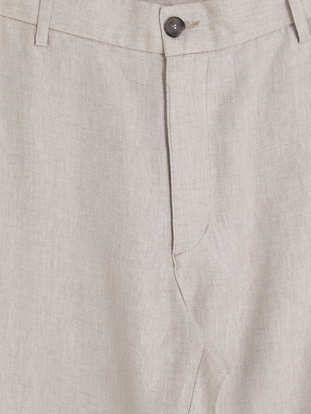 Bej Regular Fit Erkek Pantolon-5