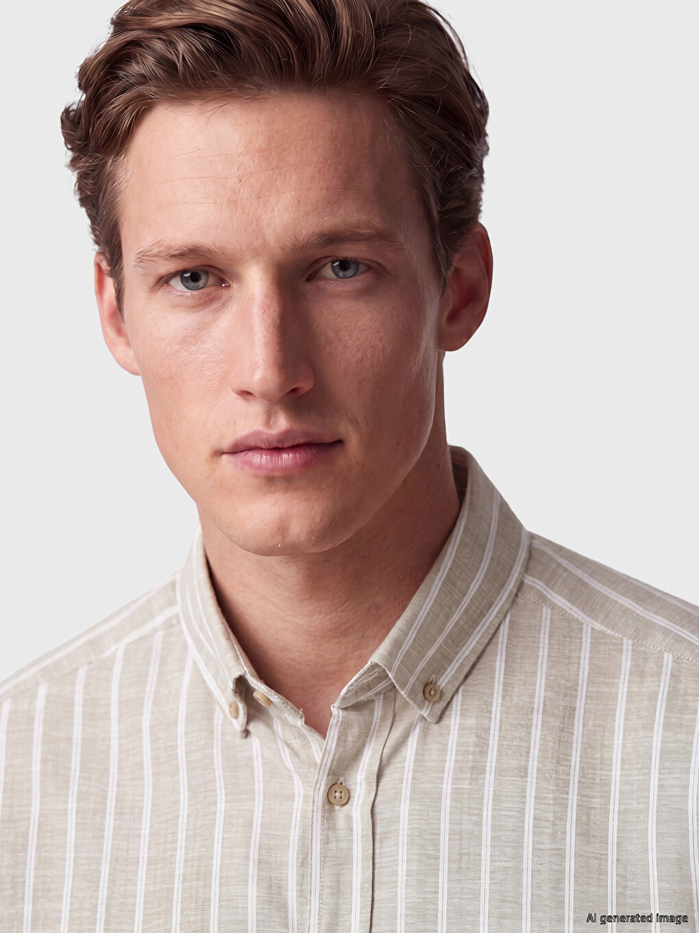 Chemise À Rayures Regular Fit Pour Homme-2