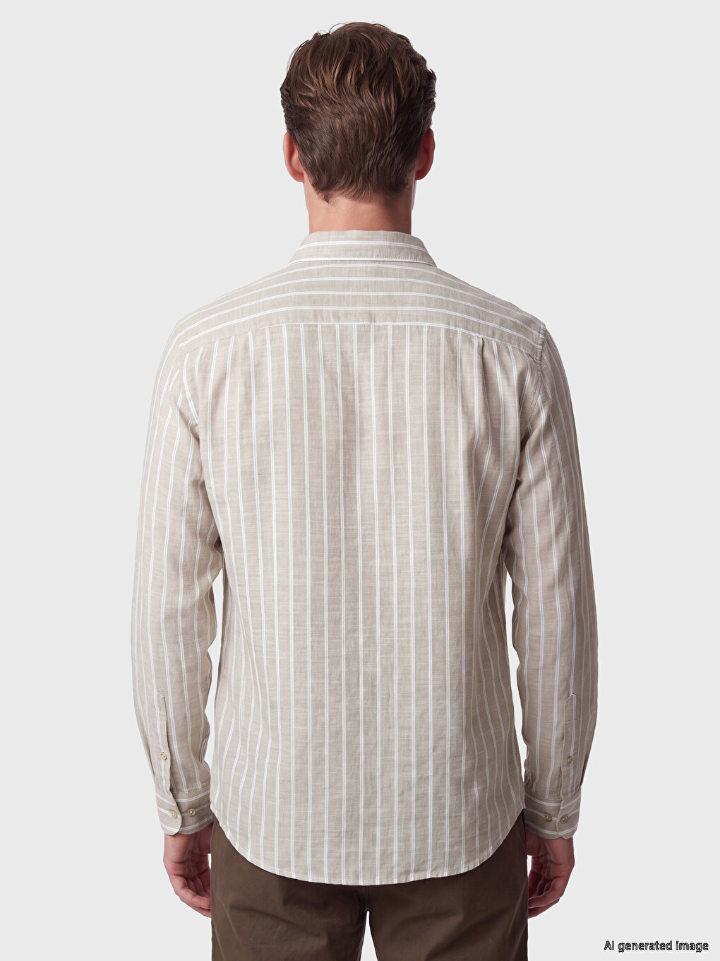 Chemise À Rayures Regular Fit Pour Homme-3