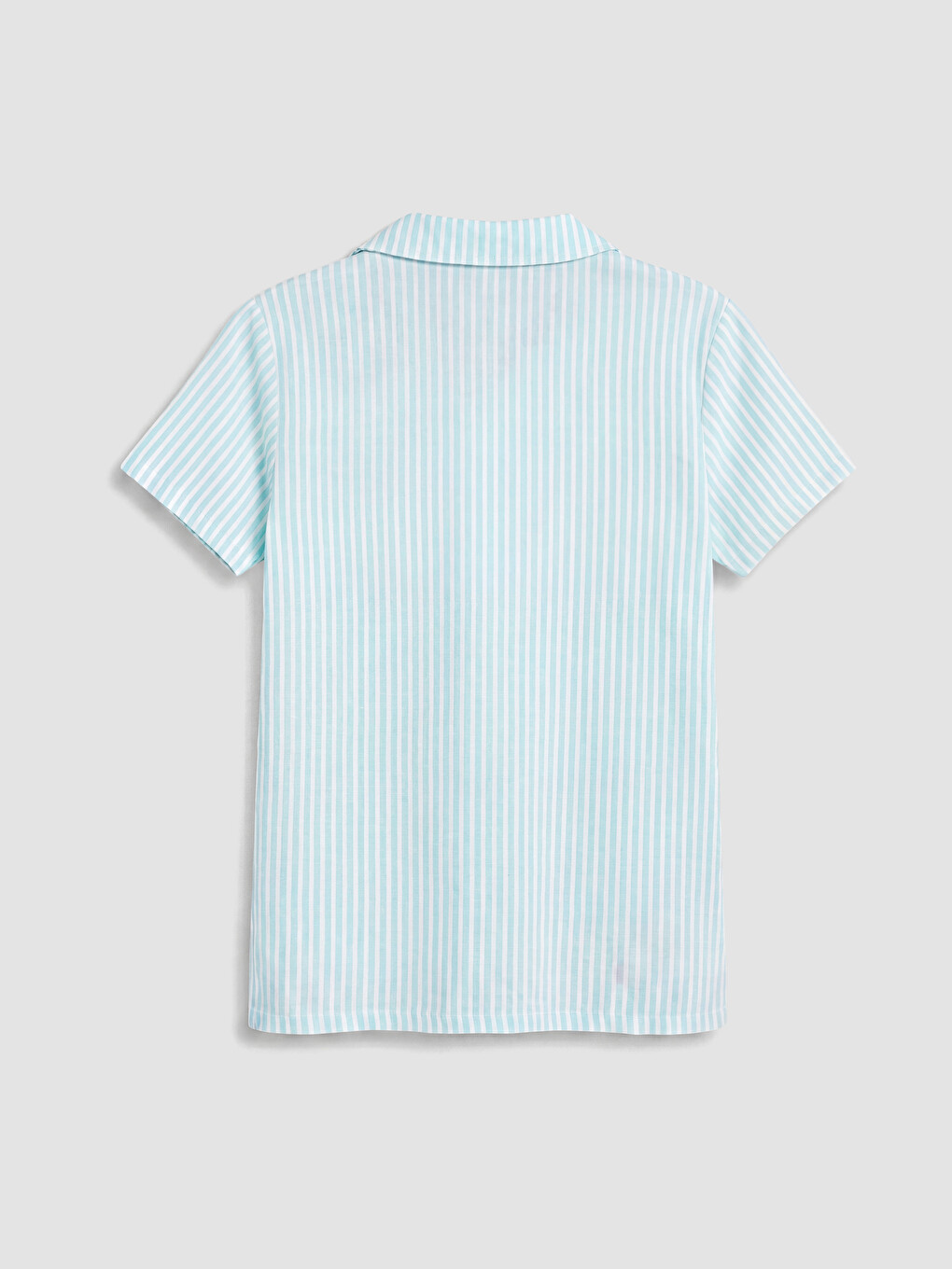 Mavi Resort Yaka Erkek Çocuk Şortlu Pijama Takımı-3