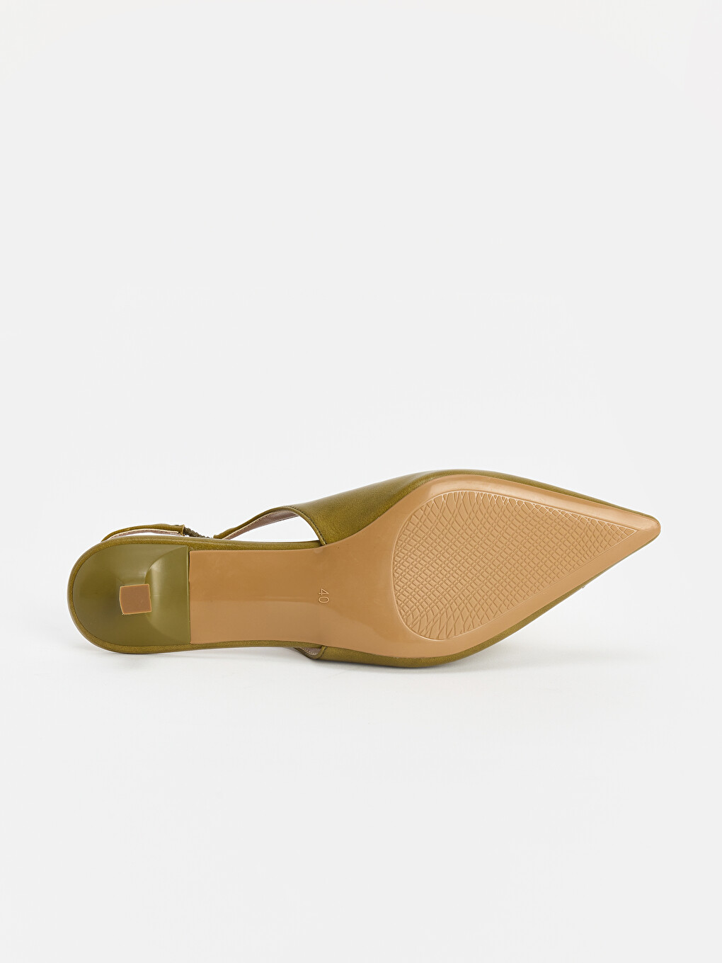 Faux Leather Women's Heel Shoe-3