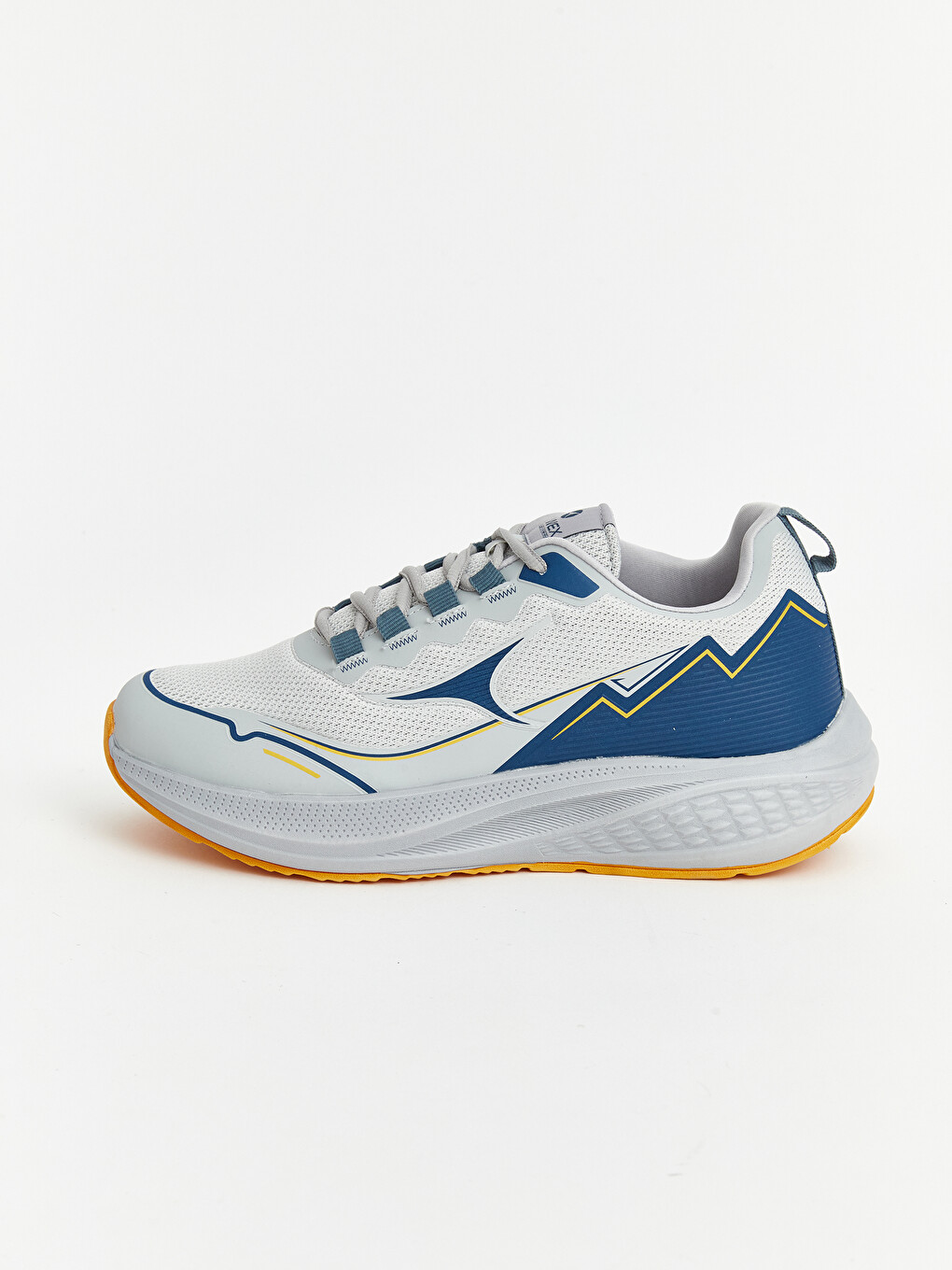Gri Fileli Erkek Sneaker-1