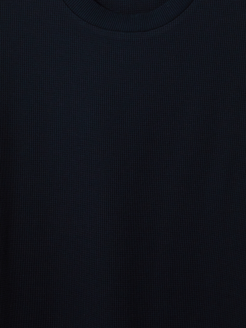 Lacivert Bisiklet Yaka Erkek Sweatshirt-1