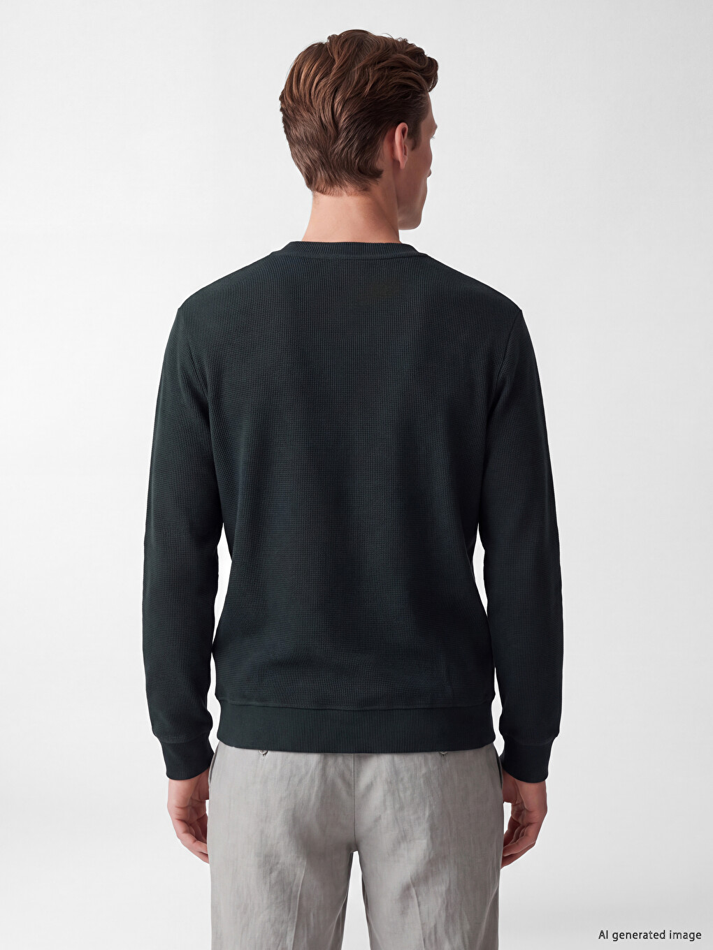 Crew Neck Men's Sweatshirt-3