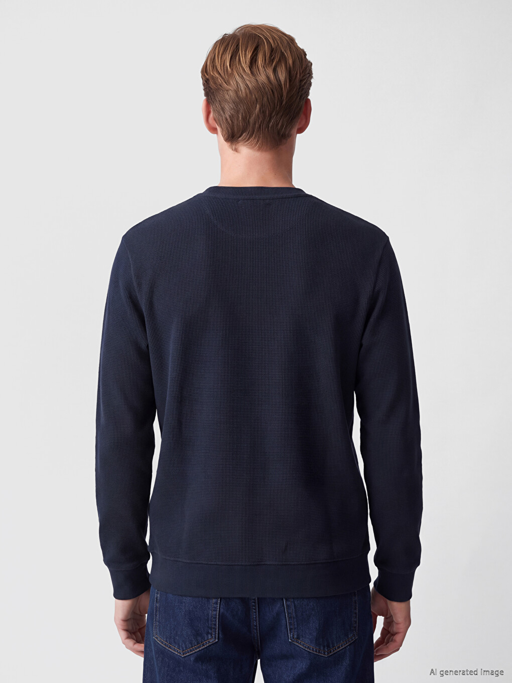 Crew Neck Men's Sweatshirt-3