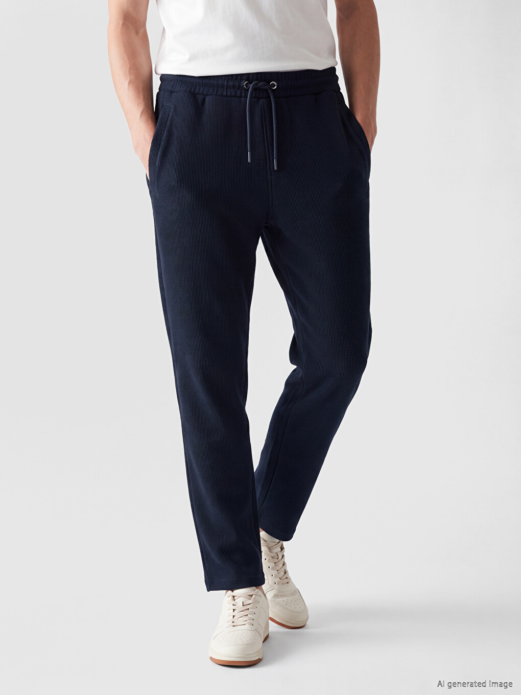 Lacivert Regular Fit Erkek Eşofman Altı