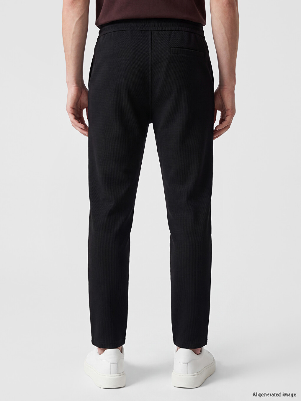 Siyah Regular Fit Erkek Eşofman Altı-3