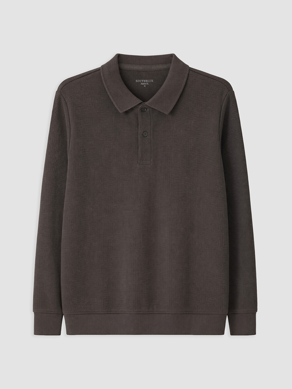 Antrasit Polo Yaka Erkek Sweatshirt