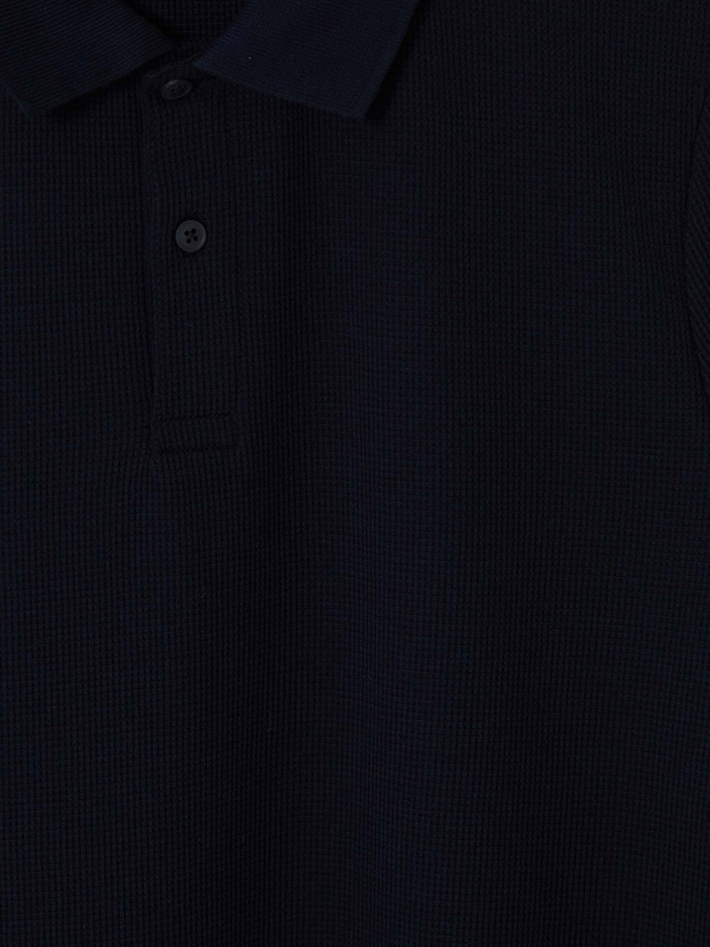 Polo Collar Men's Sweatshirt-2